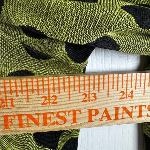 Habitat Clothes To Live In Top Lime Dot Long Sleeves Tunic Women’s XL Artsy - Picture 12 of 14